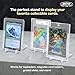 BCW 2-Piece Card Display Stands | Showcase Top Loaders, Magnetics, Screwdowns |Trading Card Display| Card Display Stand | Card Stand | Semi Rigid Card Holder Stand (20 Pack)