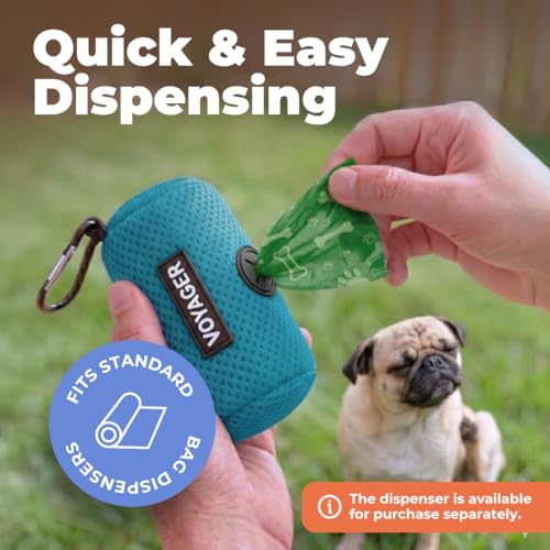 Image of Best Pet Supplies Dog Poop Bags, Rip-Resistant and Doggie Waste Bag Refills with d2w Controlled-Life Plastic Technology - Pack of 150, Green (Unscented)