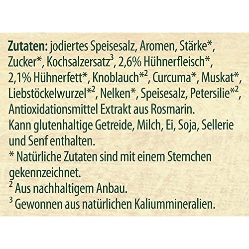 Knorr Hühner Kraftbouillon, Bouillon mit natürlichen Zutaten und kräftigem Geschmack 264 g