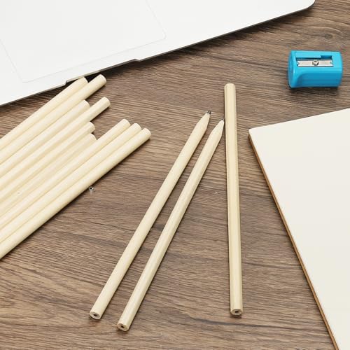 Lápices de madera redondos doble punta HB pack 80 miniatura 4