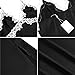 Ekouaer Long Nightgowns Womens Sleeveless Sleedress Sexy Satin Sleepwear Cami Lace Slip Dress S-XXL Black