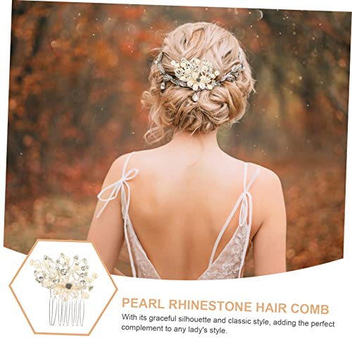 FRCOLOR 3 Pecas Pente Cabelo Presentes Do Dia Das Mães Acessórios Cabelo Cristal Pente Lado Cabelo N