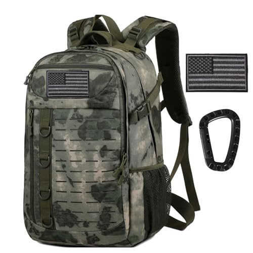 Ydmpro Tactical Backpack, 30L Military Daypack Molle Army 3 Day Assault (Camo Green)