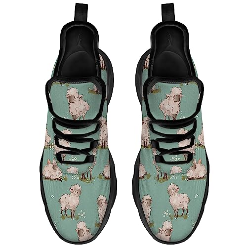 Sheep Shoes for Women Men Road Running Walking Tennis Breathable Lightweight Sneakers Farm Animal Shoes Gifts for Men Women3
