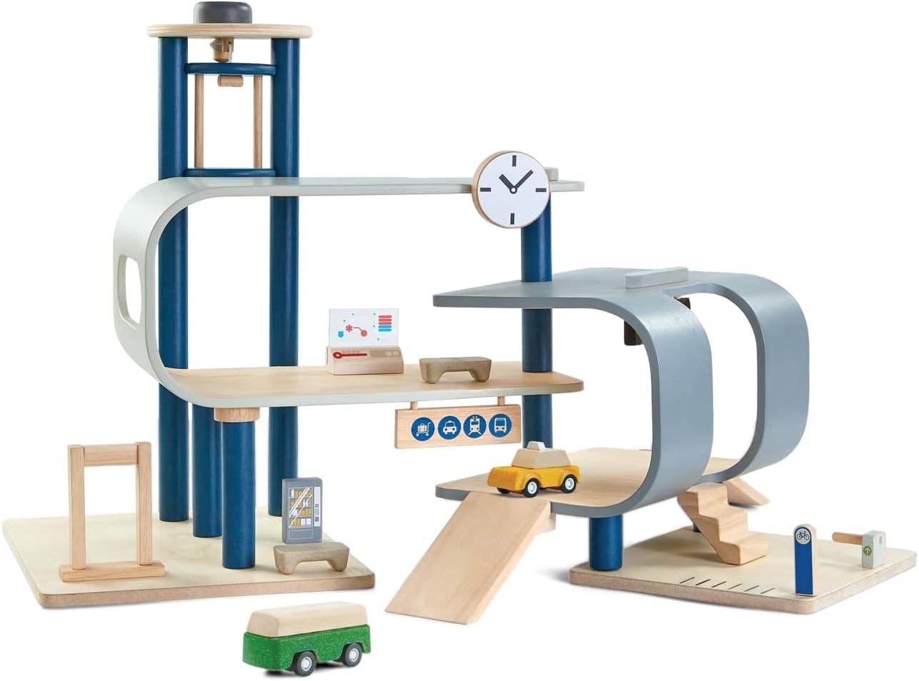 Plan Toys - Ma Grande Gare - Wood - PT6291