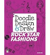 Doodle Design & Draw ROCK STAR FASHIONS (Dover Doodle Books)