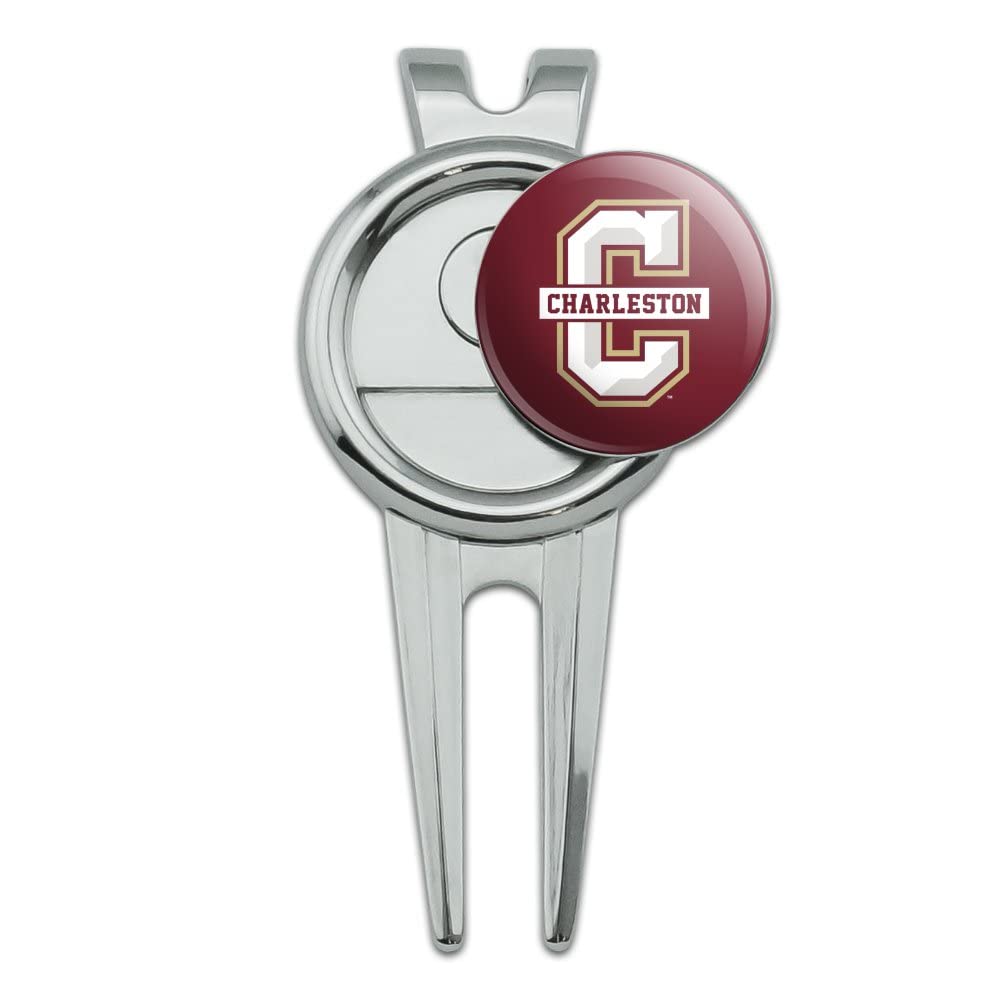 GRAPHICS & MORE College of Charleston Cougars Logo Golf Divot Repair Tool and Ball Marker