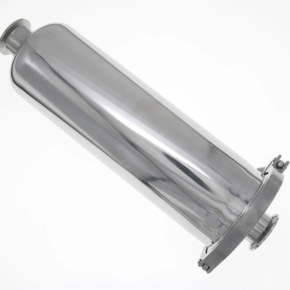 Filtro Tri Clamp 1.5/2/2.5", acero inox 304/316L, compatible con tuberías 19-63 mm para elaboración casera de cerveza.(80 Mesh,SUS 304,25mm PipeOD K50.5mm)