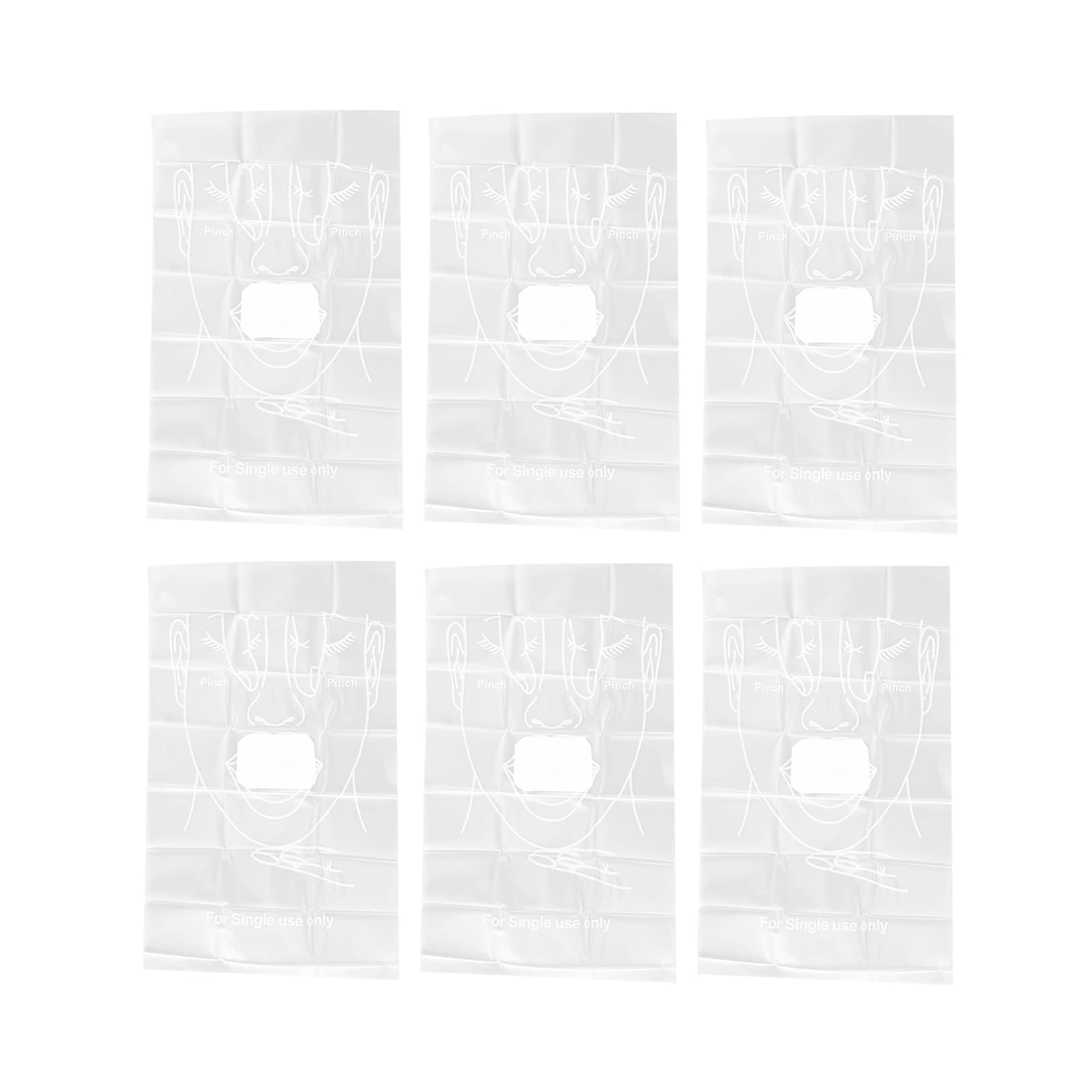 SUNGOOYUE Barrière de Réanimation Cardiopulmonaire, 50pcs PVC Polyester Protection Faciale d'urgence Couverture de Réanimation Portable Sûre pour L'hôpital des Premiers Interv