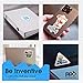 PPD Printable Vinyl Sticker Paper for Inkjet Printer, Matte Sticker Paper 8.5 x 11, Self-Adhesive Print Your Own Stickers at Home, Custom Photo, Waterproof & Tear Resistant, Instant Dry (20 Sheets)