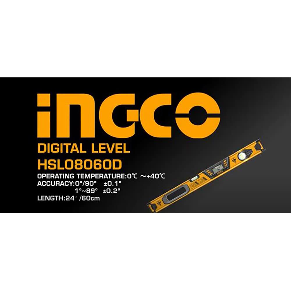 Ingco NIVEL MAGNETICO DIGITAL 60 cm