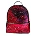 Luminoso Galaxy Nebulosa Modello Stellato Zaino Leggero per College Viaggi Scuola Bookbag Casual Daypack per Uomini e Donne, Multicolore, Taglia unica