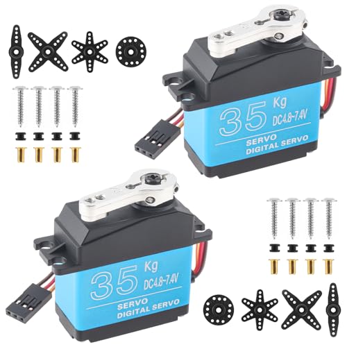 Servo de direction RC 35kg étanche pour rouler dans la boue et sous la pluie