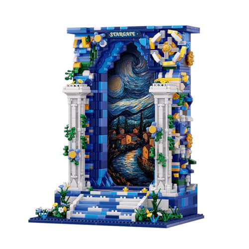 GOTIMON Micro Mini Starry Sky Gate Building Block Toys, Gifts