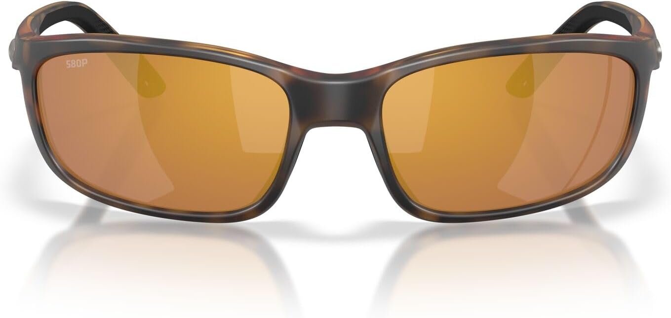 Costa Del Mar Sunglasses For Men Brine II Mens Polarized Sunglasses - Fishing, Boating & Beach UV Protection - Size 59-580P