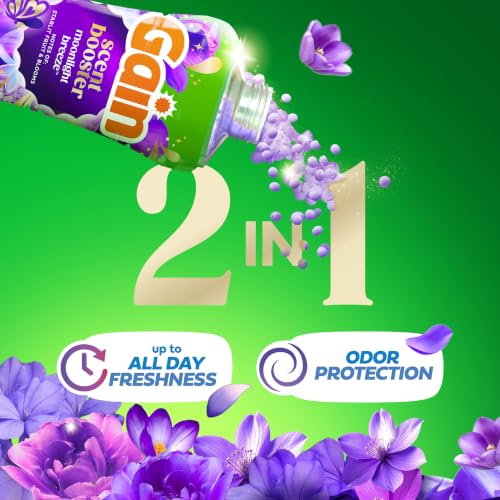 Gain in-Wash Laundry Scent Booster Beads Long-Lasting Fresh Scent Beads All Day Freshness and Odor Protection, Moonlight Breeze Scent, 24 oz (Packaging May Vary) - image 3