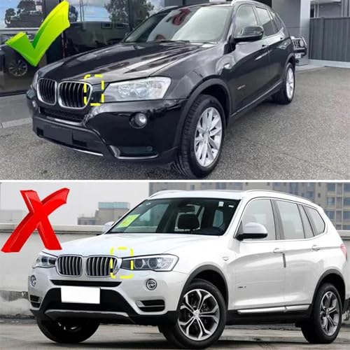 Grilles course pour BMW X3 F25 calandre de remplacement noir mat