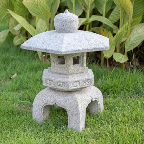 Natural Granite Japanese Garden Decorations - Pagoda Lanterns and Statues