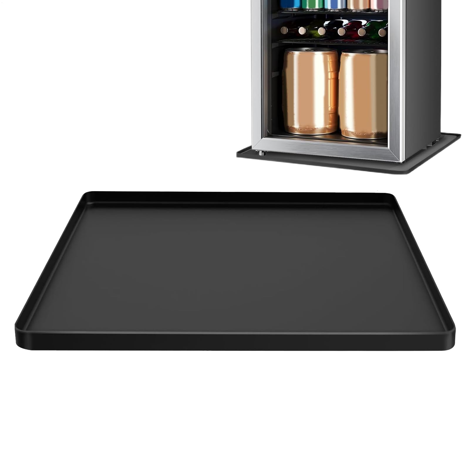 Mini tapete para refrigerador 60x60cm impermeable y antideslizante para proteger el suelo 8