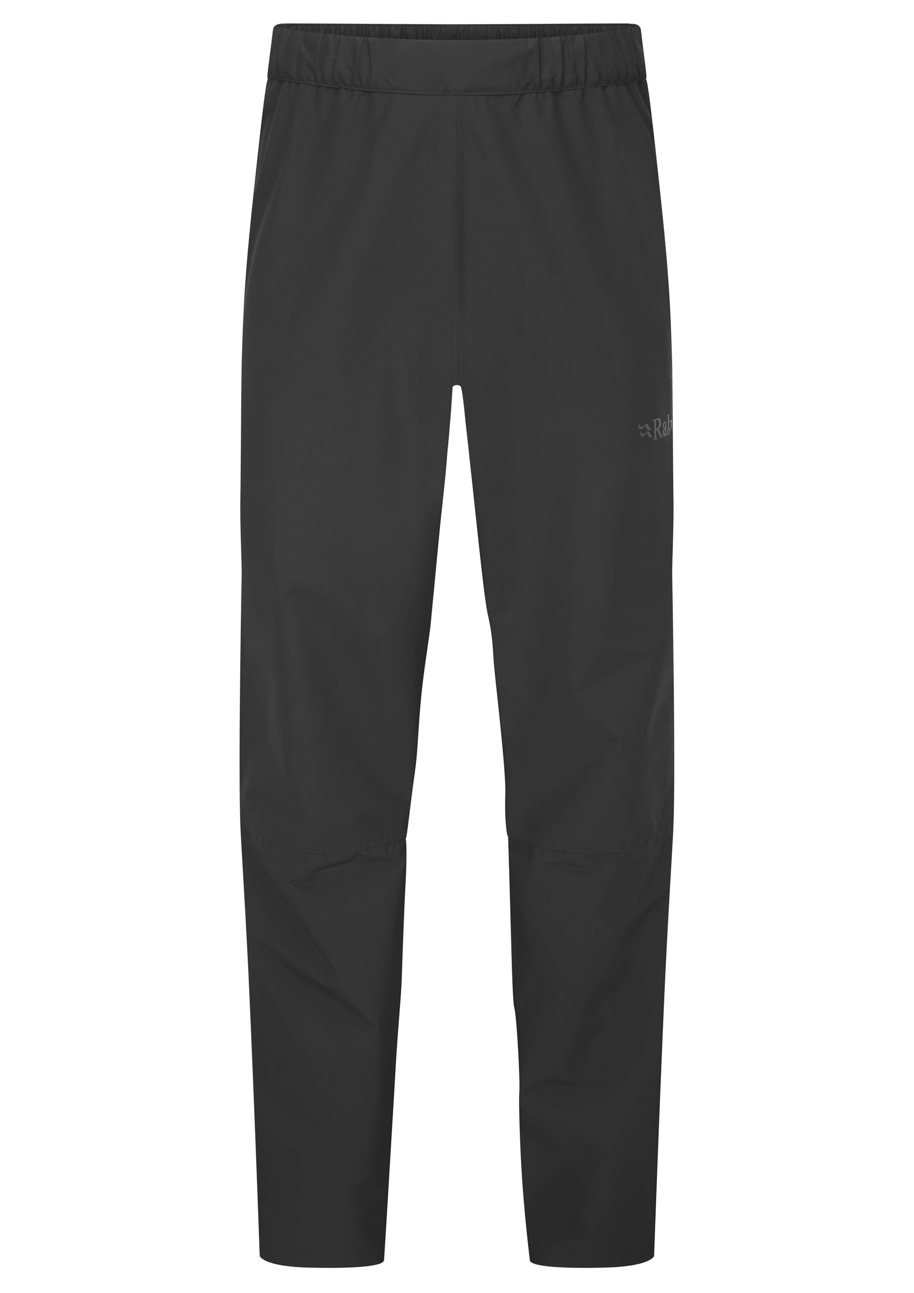 Rab Men's Black Downpour Pants - Waterproof Breathable Rain Trousers For Hiking & Trekking - 32 Inseam Large