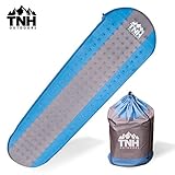 #1 Premium Self Inflating Sleeping Pad Lightweight Foam Padding and Superior Insulation Great For Hiking & Camping Thick Outer Skin