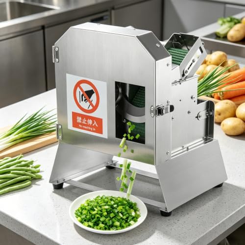 Cortadora de cebolletas comercial eléctrica con motor de 180 kg/h 2