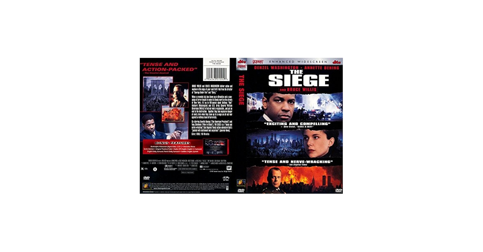 Amazon.com: The Siege [DVD] : Denzel Washington, Annette