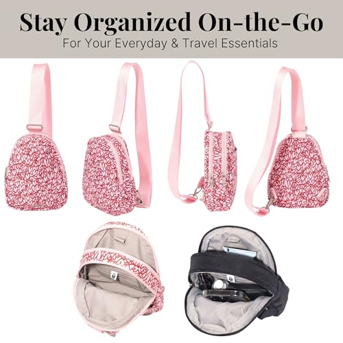 Image of Baggallini Double Zip Mini Sling