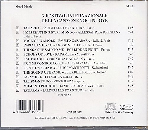 3. Festival Internazionale Della Canzone Voci Nuove