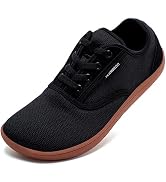 HOBIBEAR Wide-Toe-Box Barefoot Shoes for Mens Womens Minimalist Breathable Comfortable Trail Runn...