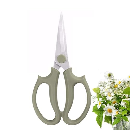 Leize Flower Scissors, Premium Thickened Stainless Steel Floral Shears, Strong