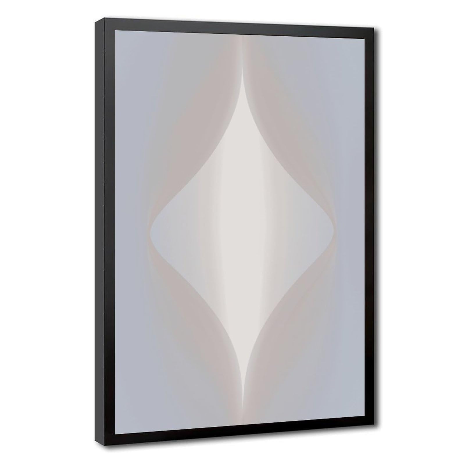 ELKPDOE Weiches, neutrales, geometrisches, abstraktes und minimalistisches Poster, 6 Leinwand-Poster, Schlafzimmer-Dekor, Sportlandschaft, Büro, Raumdekoration, Geschenk, schwarzer Rahmen, 40,6 x 61