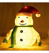 Amazon.co.jp: VeroMan クリスマス LEDライト 雪だるま サンタ 光る