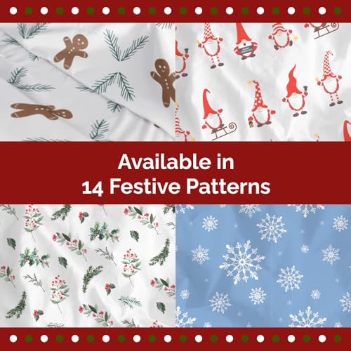 Image of CGK Unlimited Christmas Duvet Cover Twin Size - 68 x 90, Candy Cane