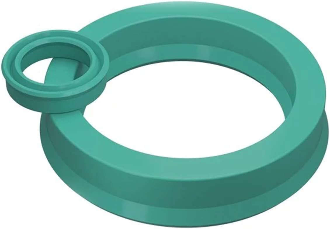 Green UN,ID 4/5/6/8/9/10/12/14/15/16-19MM,UN Radial Shaft Hydraulic Seal,Polyurethane Piston Shaft and Rod,Single Lip U Cup Seal(14x24x8)