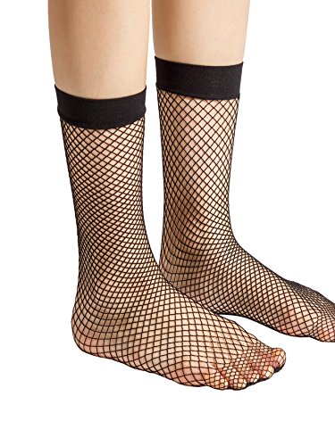 Floerns Women's 3-4 Pairs Hollow Out Solid Fishnet Socks2