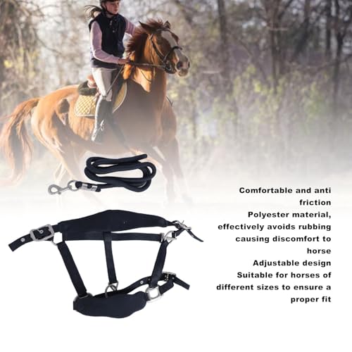 Cabestro de entrenamiento ajustable Naroote con ramal de 2 metros para caballo 2