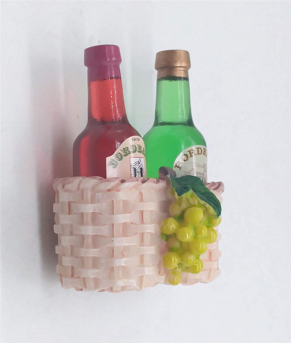 Francia vino frigorifero magnete 3D viaggio souvenir