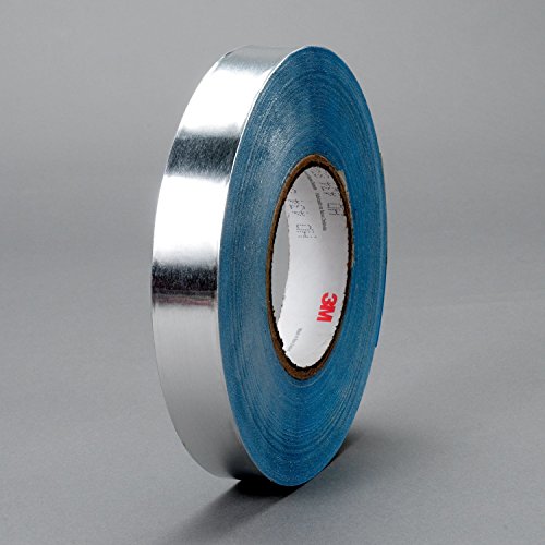 Image of 3M 95482-case Tape, 12 inch x 60 yd., 7.5 mil, Aluminum Foil, Silver