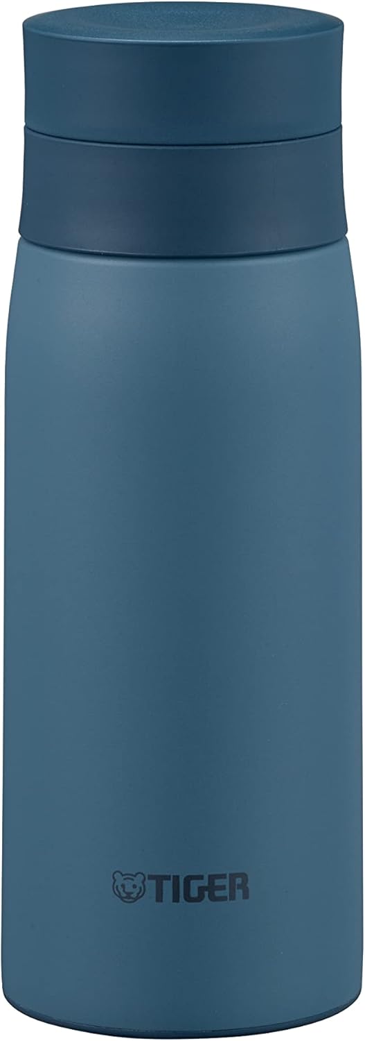 【WEB限定】タイガー魔法瓶(TIGER) 水筒 350ml 氷止め付き スクリュー マグボトル ステンレスボトル 真空断熱ボトル 保温保冷 在宅 タンブラー利用可 セルリアンブルー MCY-K035AC