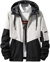 emptio Men's Outdoor Zip Up Military Hooded Hoodie