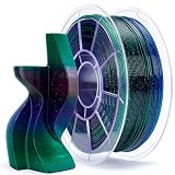 ZIRO Fast Gradient Twinkling PLA, Filamento PLA Multicolor 1.75mm 1kg, Filamento de Impresión 3D Transluente, Precisión Dimensional +/-0.03mm, Se adapta a la mayoría de impresoras 3D, Nebulosa