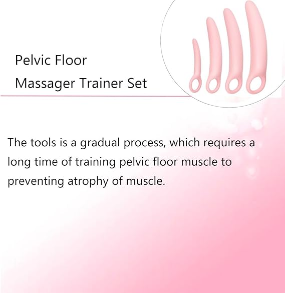 2025 New Pack of Four Silicone Pelvic Floor Muscle Dilator Trainer Set Dild