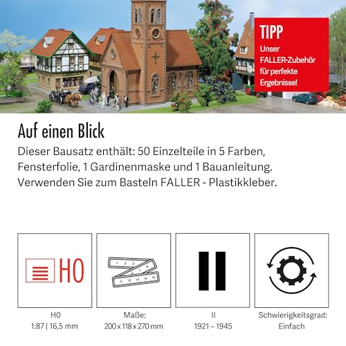 Faller 130239 H0 Kleinstadt-Kirche