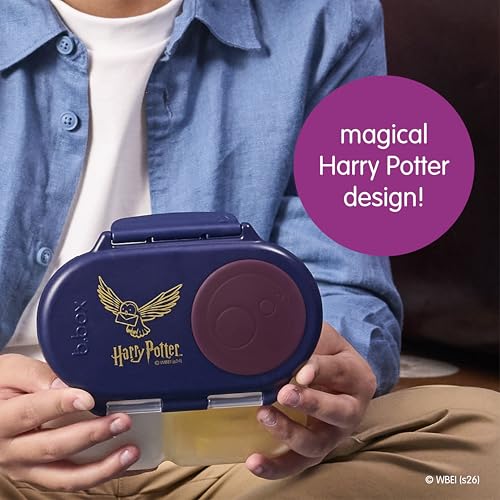 Image of b.box Harry Potter Snack Box, Snack Containers for Kids, Kids Lunch Box