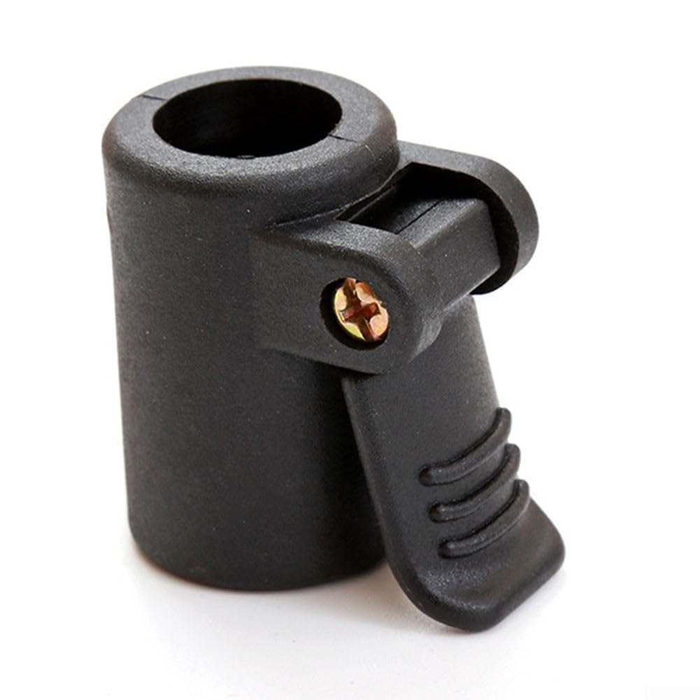 Zeltstangen-Einsteller, 20 Stück, robuster Kunststoff, 16 mm bis 19 mm, verstellbarer Klemmgriff für Zeltvorzeltstange