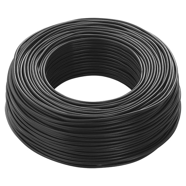 Cavo Elettrico Unipolare Isolante FS17 Matassa da 100 MT per impianti casa aziende edili Colore Blu-Nero-Marrone-Giallo/Verde (2,5 mm)