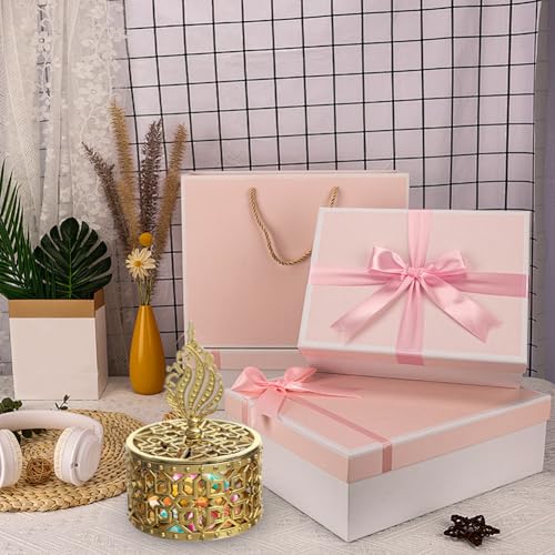 12PCS Candy Boxes with Lid Candy Containers for Ramadan Eid Mubarak Islamic Party Decor Treat Boxes Wedding Favor Boxes Decorating Ornament Container Storage Container Candy Jars for Party by Eforcase - Image 4