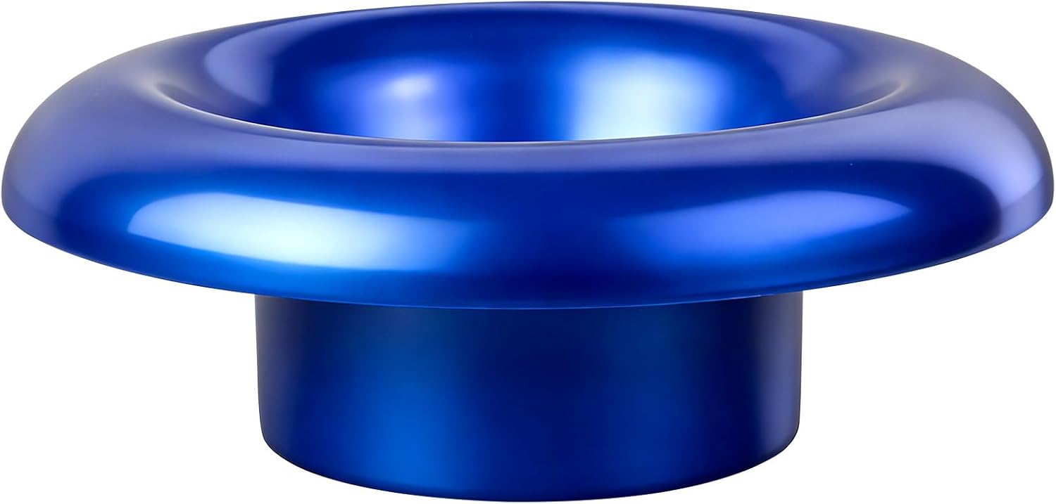 Velocity Stack Adapter, Aluminum Decorative Air Intake Turbo Guard 3.5 Inch Air Inlet Stack- Red