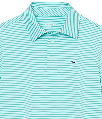 Image of Vineyard Vines Kids Bradley Stripe Sankaty Polo (Toddler /Little Kids /Big Kids)